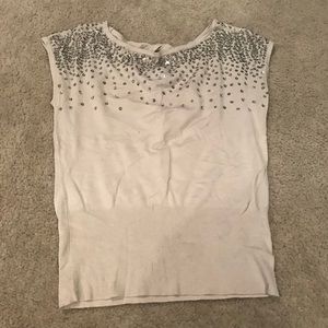 White House Black Market Beaded Shirt